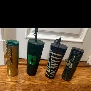 Starbucks Wicked collection tumblers NWT!